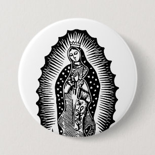 Heilige Maria Button