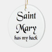 heilige Maria Keramik Ornament (Links)