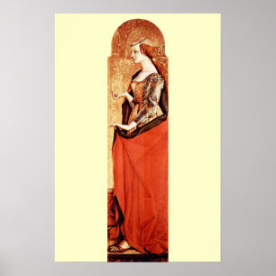 HEILIGE MARIA MAGDALENA 2 Gold,Rot Poster