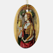 HEILIGE MARIA MAGDALENE, Pergament Keramikornament (Rechts)