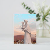 Heilige Maria mit Jesus Postcard Postkarte (Stehend Vorderseite)