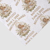 Heilige Maria mit Kind Jesus Taufe Seidenpapier (Detail)