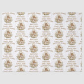 Heilige Maria mit Kind Jesus Taufe Seidenpapier (Vorderseite)