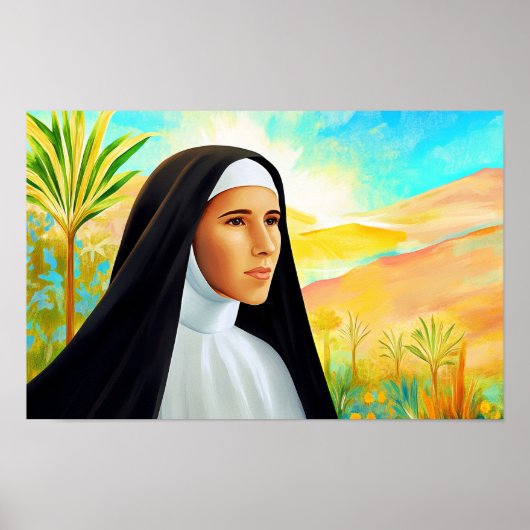 Heilige Marianne Cope: Licht der Barmherzigkeit Poster (Vorne)