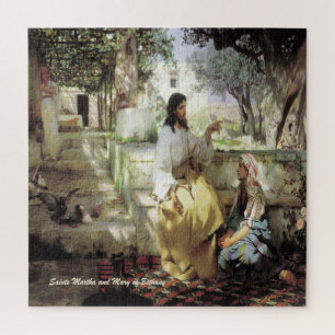 Heilige Martha und Maria von Bethany Puzzle