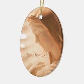 Heilige Mary Keramik Ornament (Links)