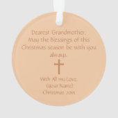 Heilige Mary Ornament (Rückseite)