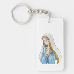 Heilige Mary Schlüsselanhänger