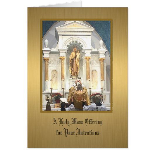 Heilige Masse bieten Monte Carmel Kenosha WI (Vorne)