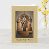 Heilige Messe mit dem St. Padre Pio Karte (Gelbe Blume)