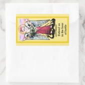 Heilige Michael das Erzengel-Symbol Rechteckiger Aufkleber (Tasche)