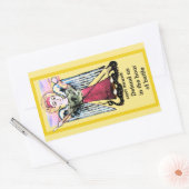 Heilige Michael das Erzengel-Symbol Rechteckiger Aufkleber (Umschlag)