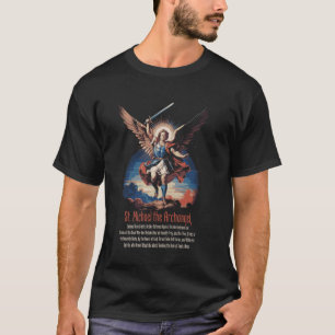 Heilige Michael der Erzengel Gebet Katholisch Chri T-Shirt
