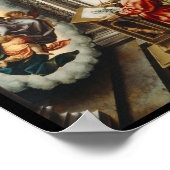 Heilige mit Mary und Baby Jesus Poster (Ecke)