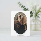 Heilige Moses von Jusepe de Ribera Postkarte (Stehend Vorderseite)