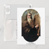 Heilige Moses von Jusepe de Ribera Postkarte (Vorne/Hinten)