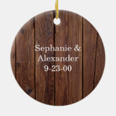 Heilige Mutter der Groom Gewohnten Hochzeit Keramik Ornament (Hinten)