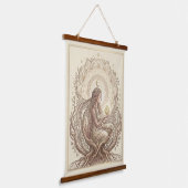 Heilige Mutter Erde Wandteppich Mit Holzrahmen (Gewinkelt)