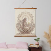 Heilige Mutter Erde Wandteppich Mit Holzrahmen (Schlafzimmer)