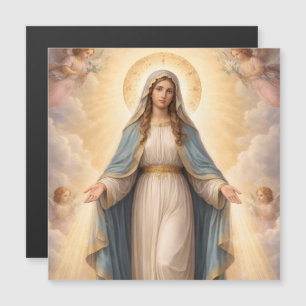 Heilige Mutter Gottes Göttliche Liebe & Schutz´11 Magnetkarte