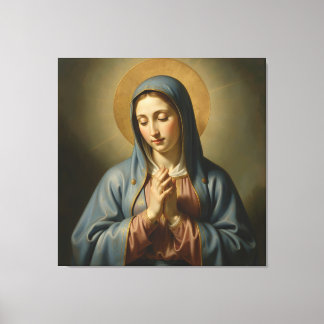 Heilige Mutter Gottes – Göttliche Liebe & Schutz´2 Leinwanddruck