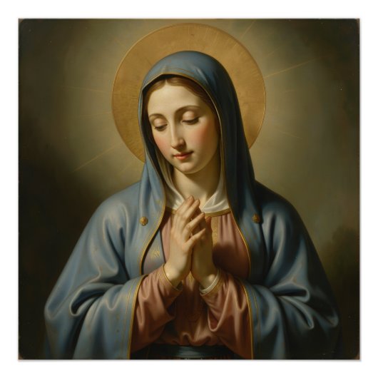 Heilige Mutter Gottes – Göttliche Liebe & Schutz´2 Poster (Vorderseite)