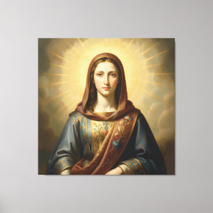 Heilige Mutter Gottes – Göttliche Liebe & Schutz´6 Leinwanddruck