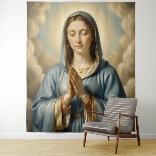 Heilige Mutter Gottes – Göttliche Liebe & Schutz Wandteppich (Beispiel)