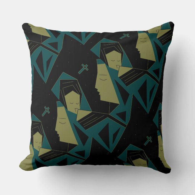 Heilige Mutter Kissen (Vorderseite)