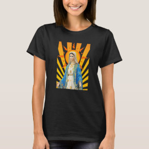 Heilige Mutter Maria Mutter Jesu Vintage Katholisc T-Shirt