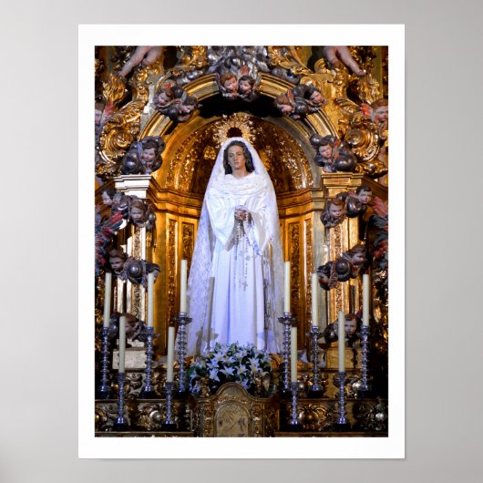 Heilige Mutter Maria Poster (Vorne)