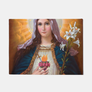Heilige Mutter Maria Unbeflecktes Herz, St. Maria, Fußmatte