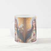 Heilige Mutter Maria Unbeflecktes Herz, St. Maria, Mattglastasse (Vorderseite Links)