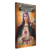 Heilige Mutter Maria Unbeflecktes Herz, St. Maria, Mini Klemmbrett (Schrägansicht)