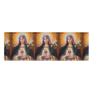 Heilige Mutter Maria Unbeflecktes Herz, St. Maria, Namenschild