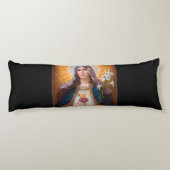 Heilige Mutter Maria Unbeflecktes Herz, St. Maria, Seitenschläferkissen (Rückseite)