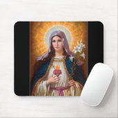 Heilige Mutter Mary Immakulieren Herz, katholische Mousepad (Mit Mouse)