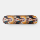 Heilige Mutter Mary Immakulieren Herz, katholische Skateboard (Horizontal)