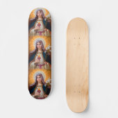 Heilige Mutter Mary Immakulieren Herz, katholische Skateboard (Vorderseite)