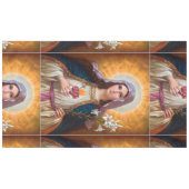Heilige Mutter Mary Immakulieren Herz, katholische Tischdecke (Vorderseite (Horizontal))