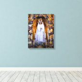 Heilige Mutter Mary Leinwanddruck (Insitu (Holzboden))