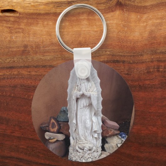 Heilige Mutter Mary Schlüsselanhänger (Vorderseite)