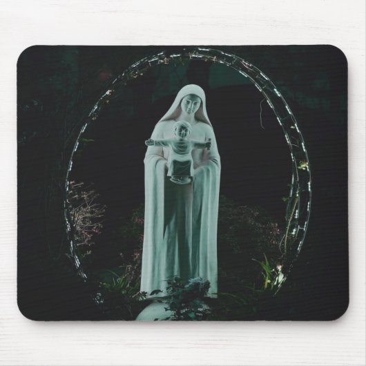 Heilige Mutter Mary und Baby Jesus Christlich Mousepad (Vorne)