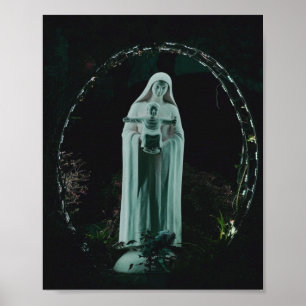 Heilige Mutter Mary und Baby Jesus Christlich Poster