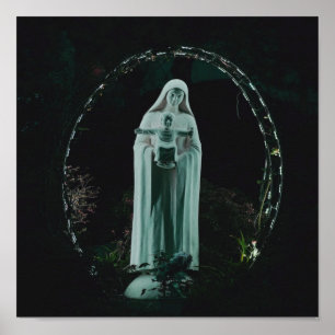 Heilige Mutter Mary und Baby Jesus Christlich Poster