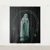 Heilige Mutter Mary und Baby Jesus Christlich Wandteppich (Vorderseite)