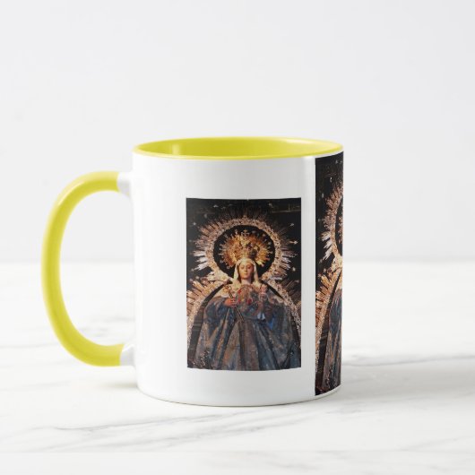Heilige Mutter Mary und Baby Jesus Tasse (Links)