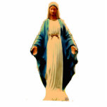 Heilige Mutter-Statue Freistehende Fotoskulptur<br><div class="desc">Heilige Mutter-Statue</div>
