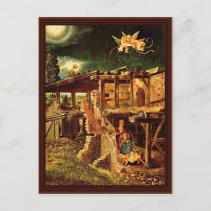 Heilige Nacht (Geburt) von Altdorfer, Albrecht Postkarte