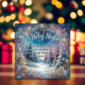 Heilige Nacht Johannes 1:14 Woodland Weihnachten C